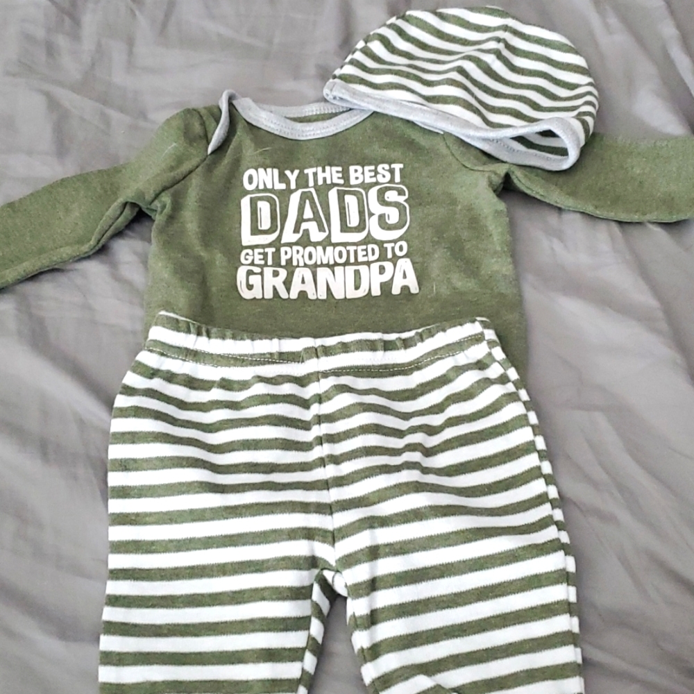 Baby Essentials Pregnancy Announcement Outfit